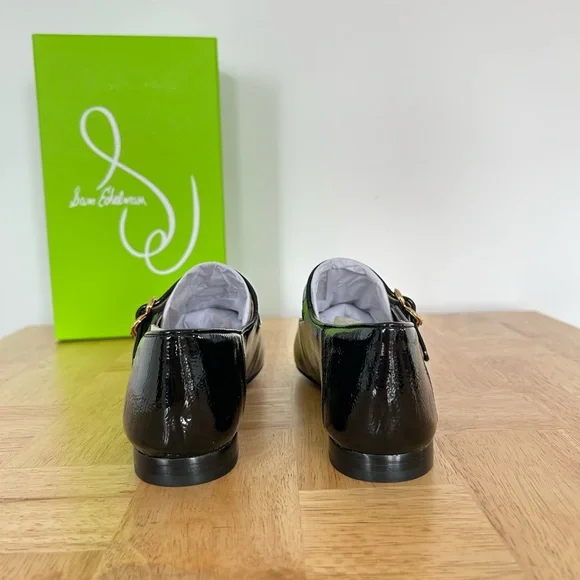 Sam Edelman Black Patent Leather Mary Jane Size 8 - Picture 4 of 6